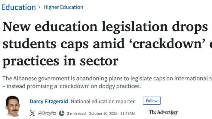 澳洲留学重磅利好！政府正式撤回留学生上限！