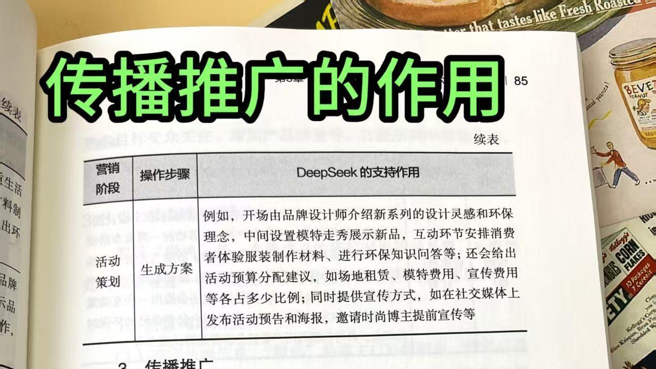 传播推广的作用-零基础DeepSeek