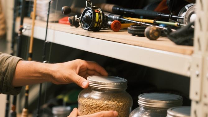 钓界臭饵料传奇！臭小麦制作全揭秘，闻着臭钓着香到离谱