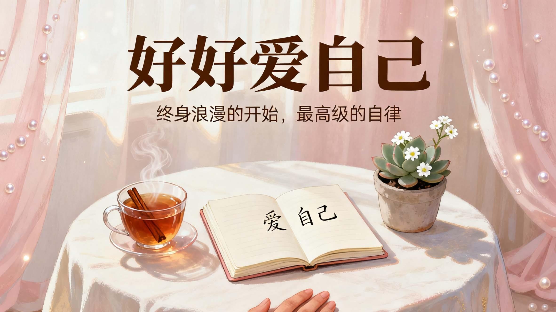 好好爱自己——是终身浪漫的开始，也是最高级的自律