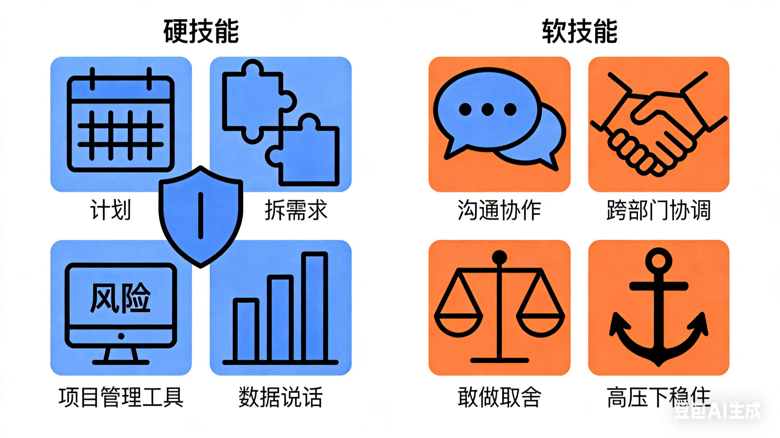 项目经理需要具备哪些硬技能与软技能？