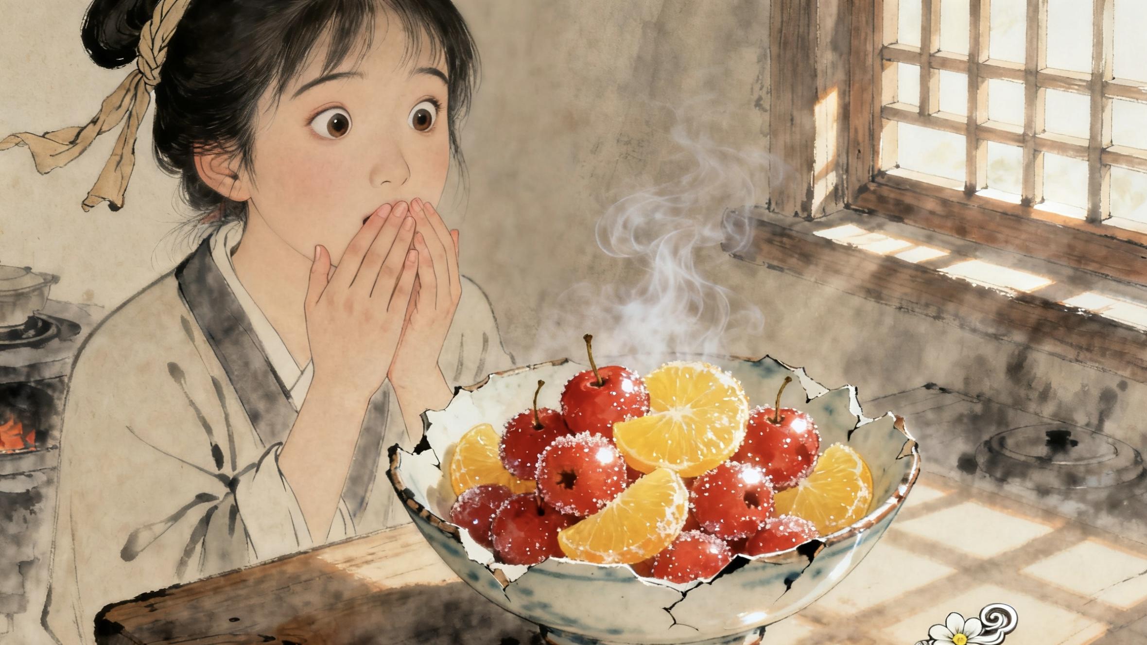 民间故事：深山捡的破瓷碗，竟让刻薄婶娘跪了三天