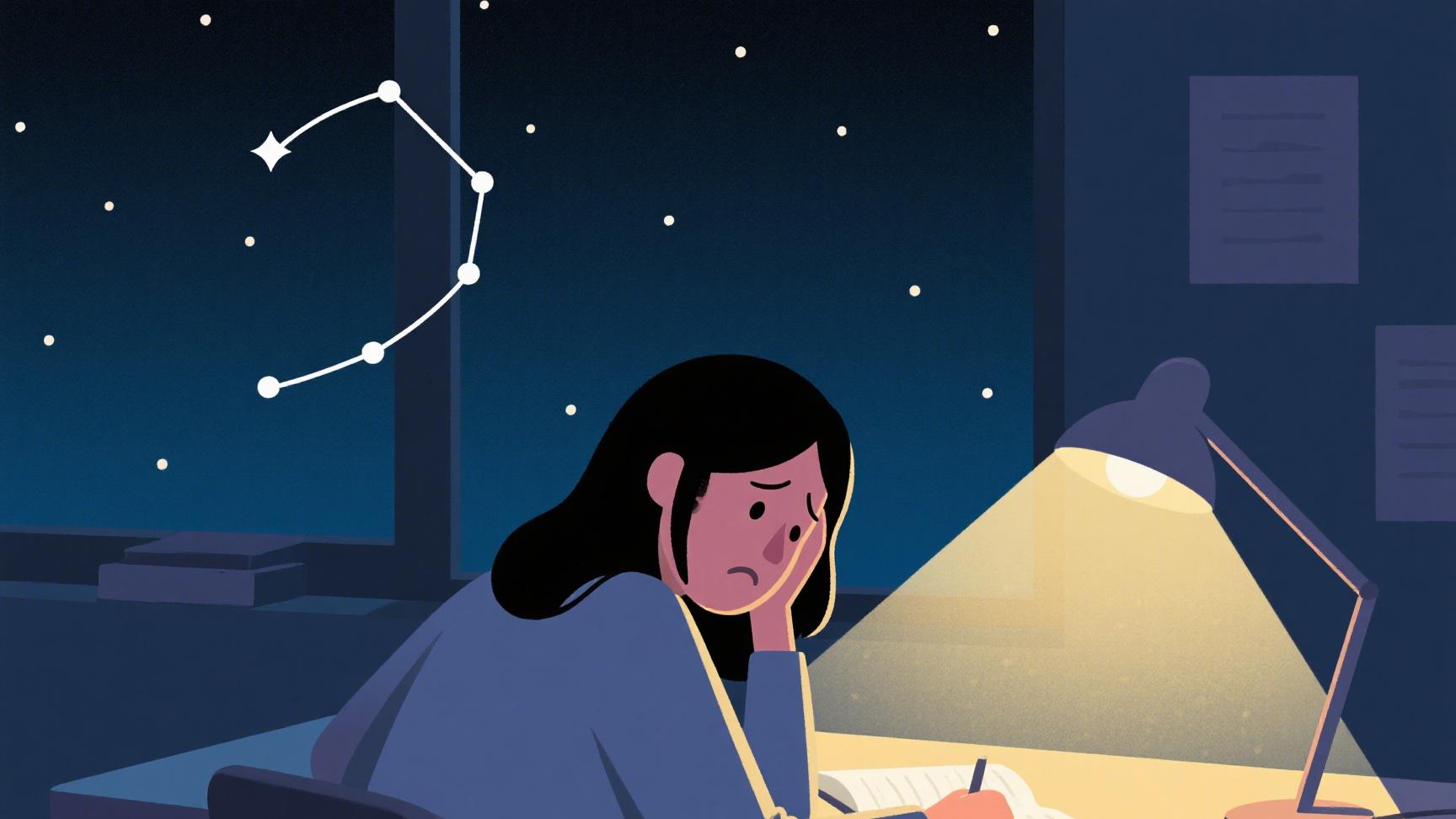 越优秀越自责？这五个星座的深夜焦虑真相