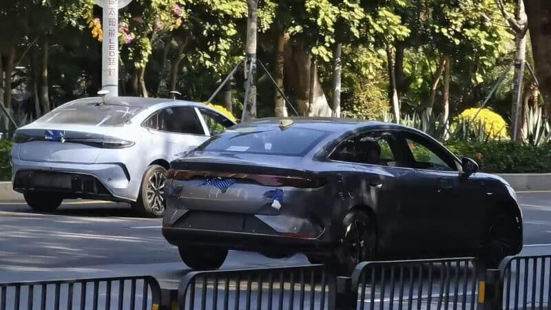 比亚迪秦L EV：神秘测试车，刀片电池加持？