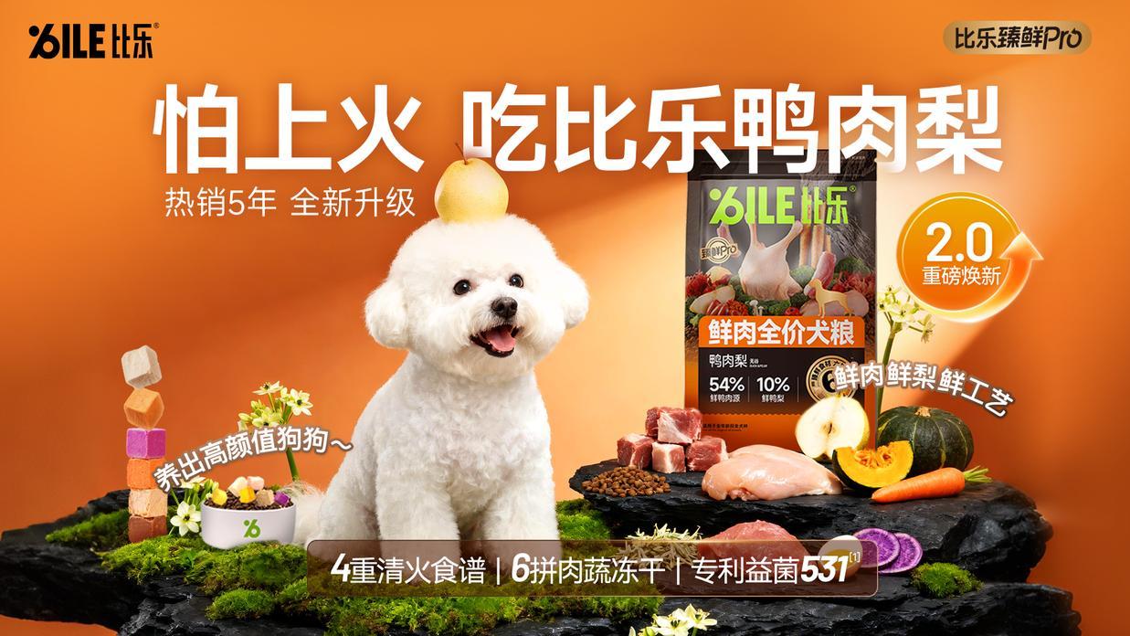 从“饱腹”到“滋养”，比乐以20年精研开启宠食“鲜活”新时代