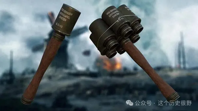 二战经典投掷武器对比，德军M24木柄手榴弹和美军的MK-II卵型手榴弹