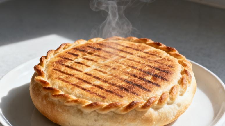 烤馍：麦香四溢的家常美味​