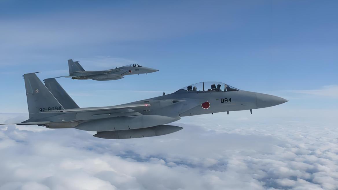 歼-16直面外机，1个回合逼退五代机，周边空域从此再无踪影