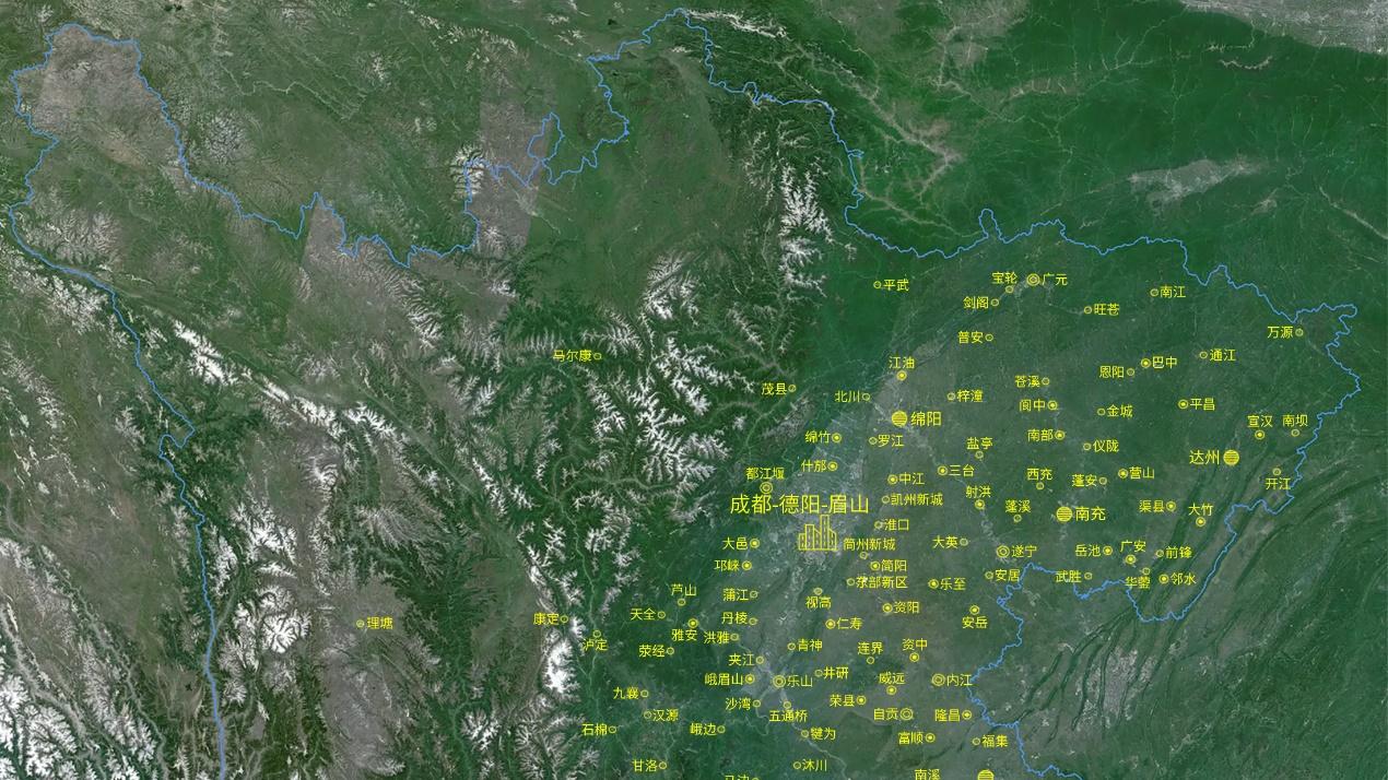 四川省127座真实城市一览【中国真实城市22-四川篇】