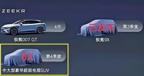 极氪8X又有新消息曝光，越野元素增加，配浩瀚超混SEP动力方案