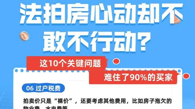 拍法拍房之前必须了解的十个问题！