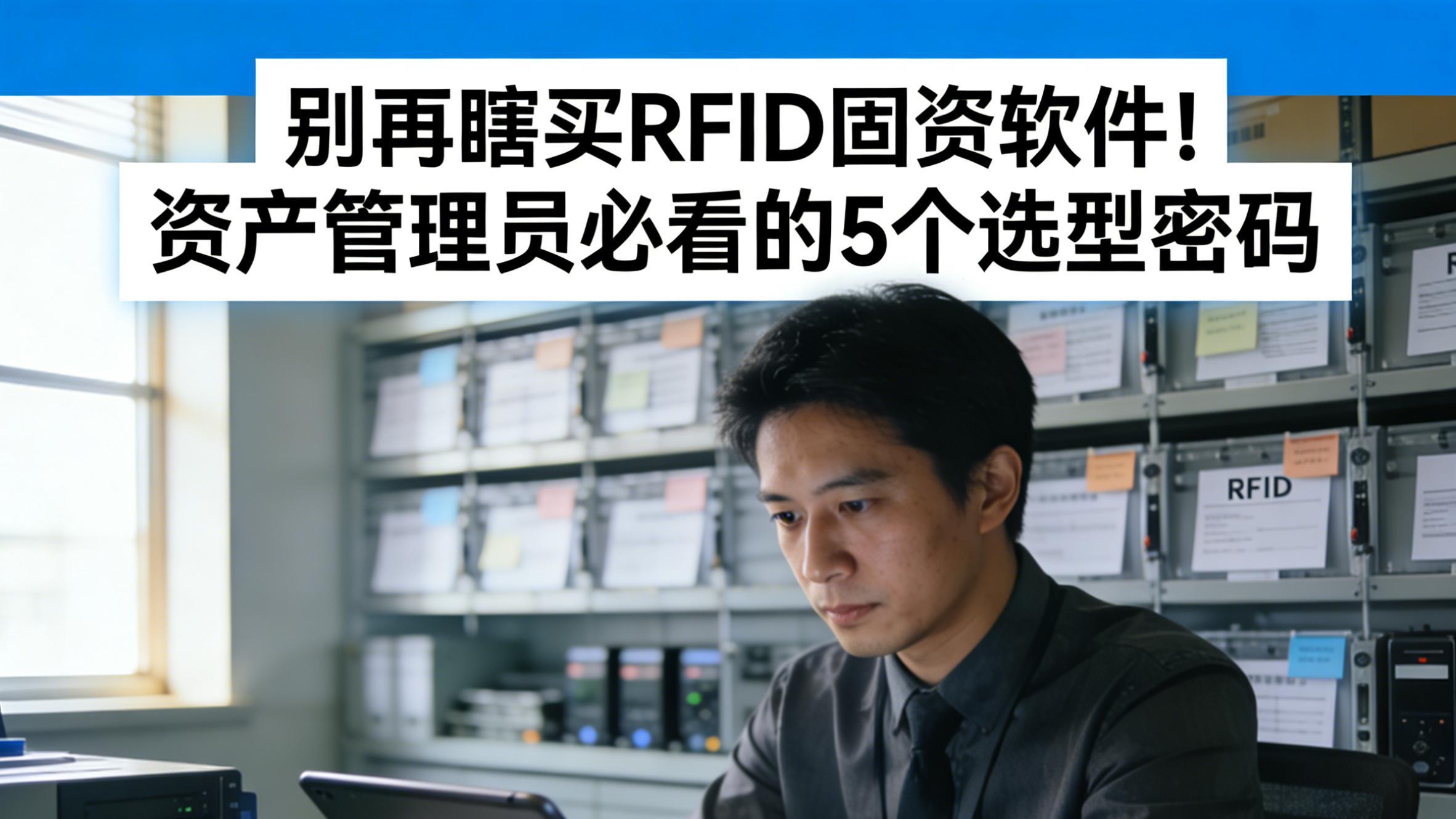别再瞎买RFID固资软件！资产管理员必看的5个选型密码