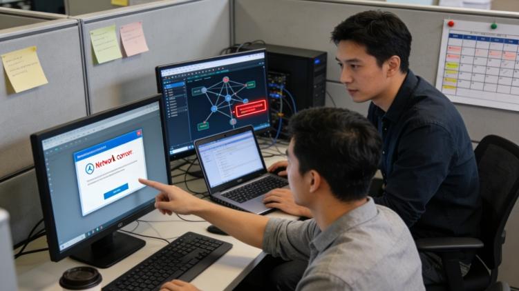 公司频繁断网，查不到原因怎么办？