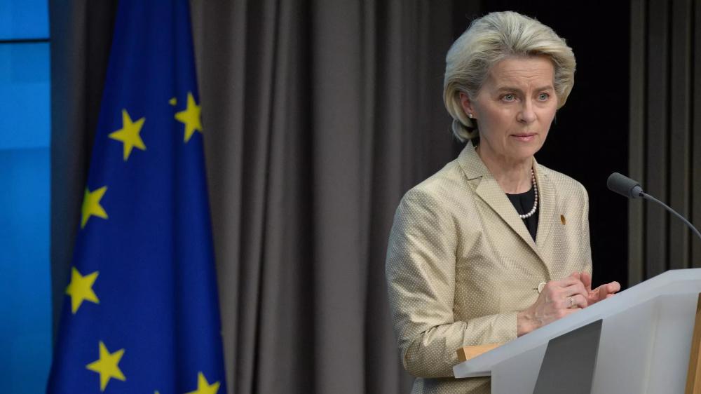 在特朗普会见泽连斯基前，冯德莱恩表示：欧盟仍将对俄施压并支持乌克兰