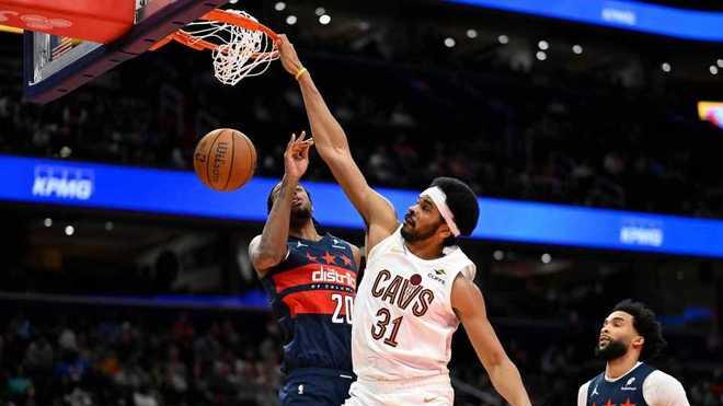 骑士34分大胜送奇才7连败联盟垫底 米切尔24+5+5单节16分