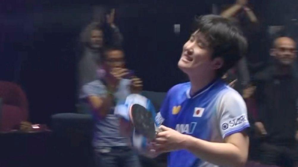 2-0被翻盘！22岁张本智和重演奥运噩梦：决胜盘曾10-6领先 人懵了