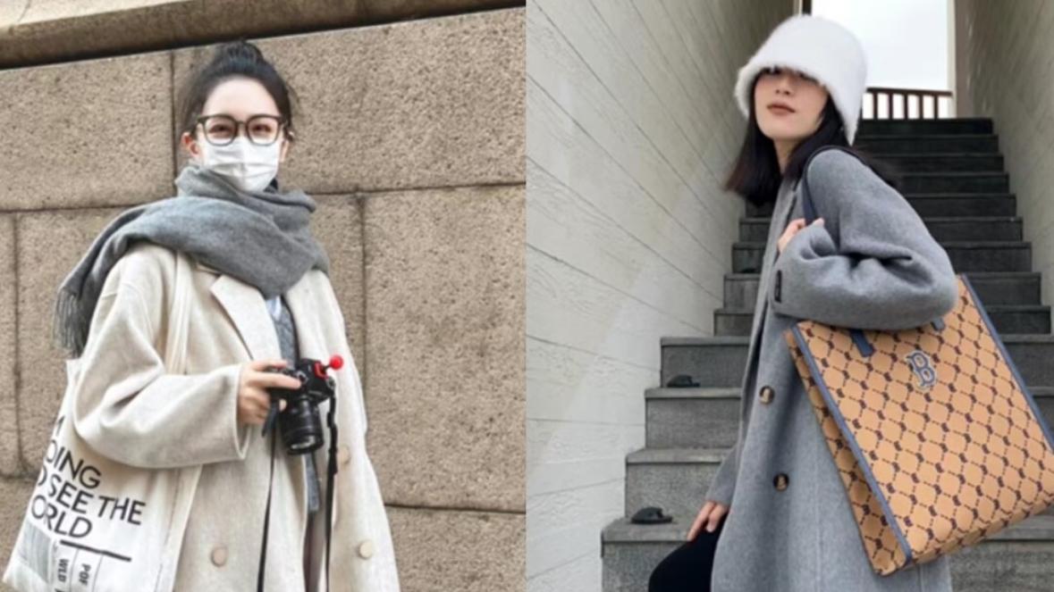 去了上海才发现：遍地“大衣+高腰裤”，却精致不压身高，挺洋气