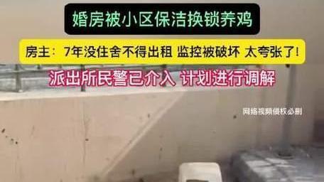 婚房变鸡舍！青岛业主七年未归竟遭保洁侵占