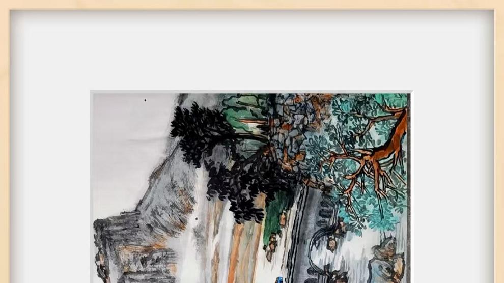 【画作赏析】齐宏伟山水画，笔墨间的自然诗篇