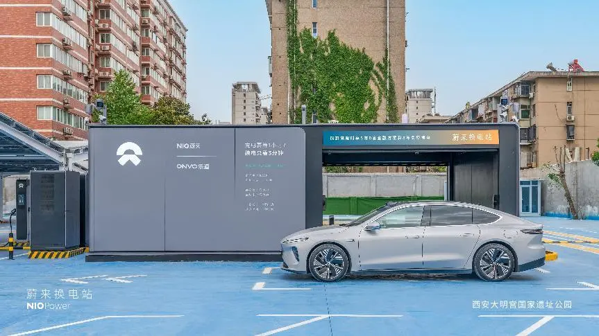 百站达成：蔚来换电网络覆盖三秦大地