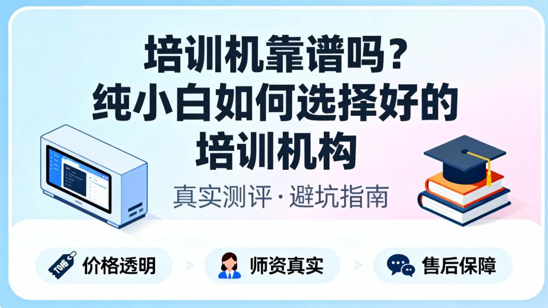 纯小白避坑指南｜培训机构靠谱吗？一篇讲透选择逻辑