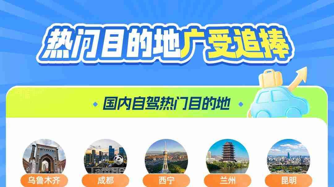 05后租车订单增230%！社交种草引爆“多巴胺自驾”新玩法