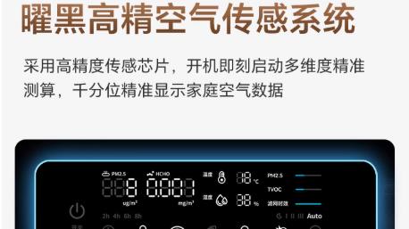 千分位甲醛数显！新颐 A8 精准到 0.001mg/m³，污染变化肉眼可见
