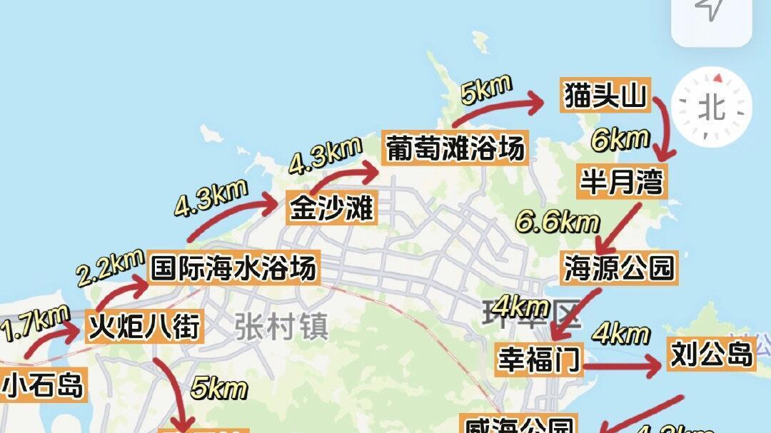 10-11月威海旅行，海边行程安排