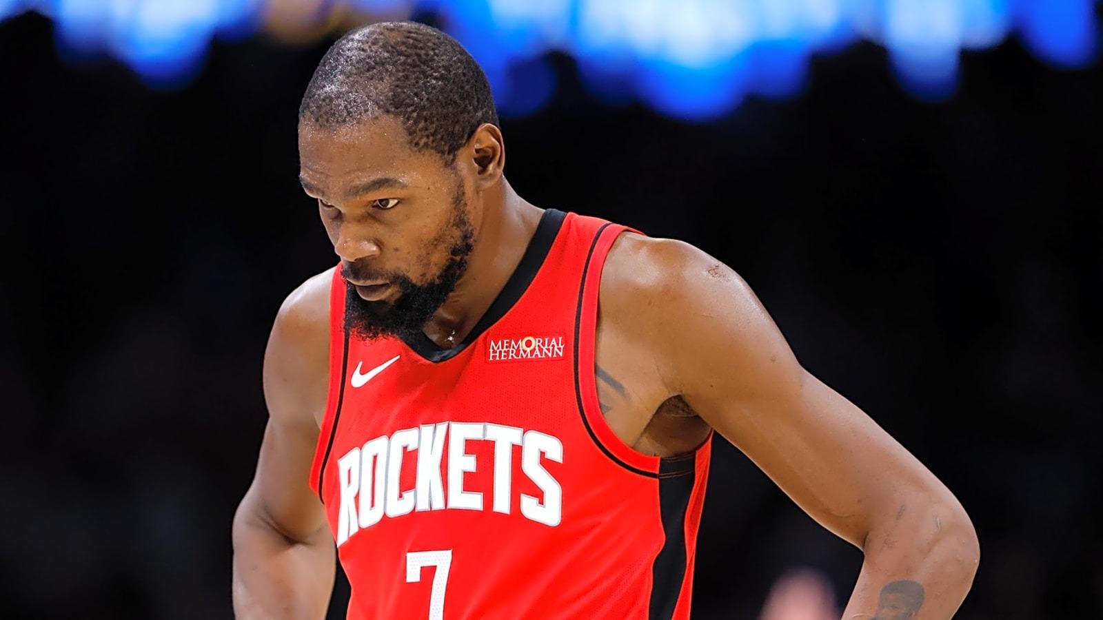 雷霆球迷狂喜！杜兰特成揭幕战最大输家：犯下低级失误致火箭输球