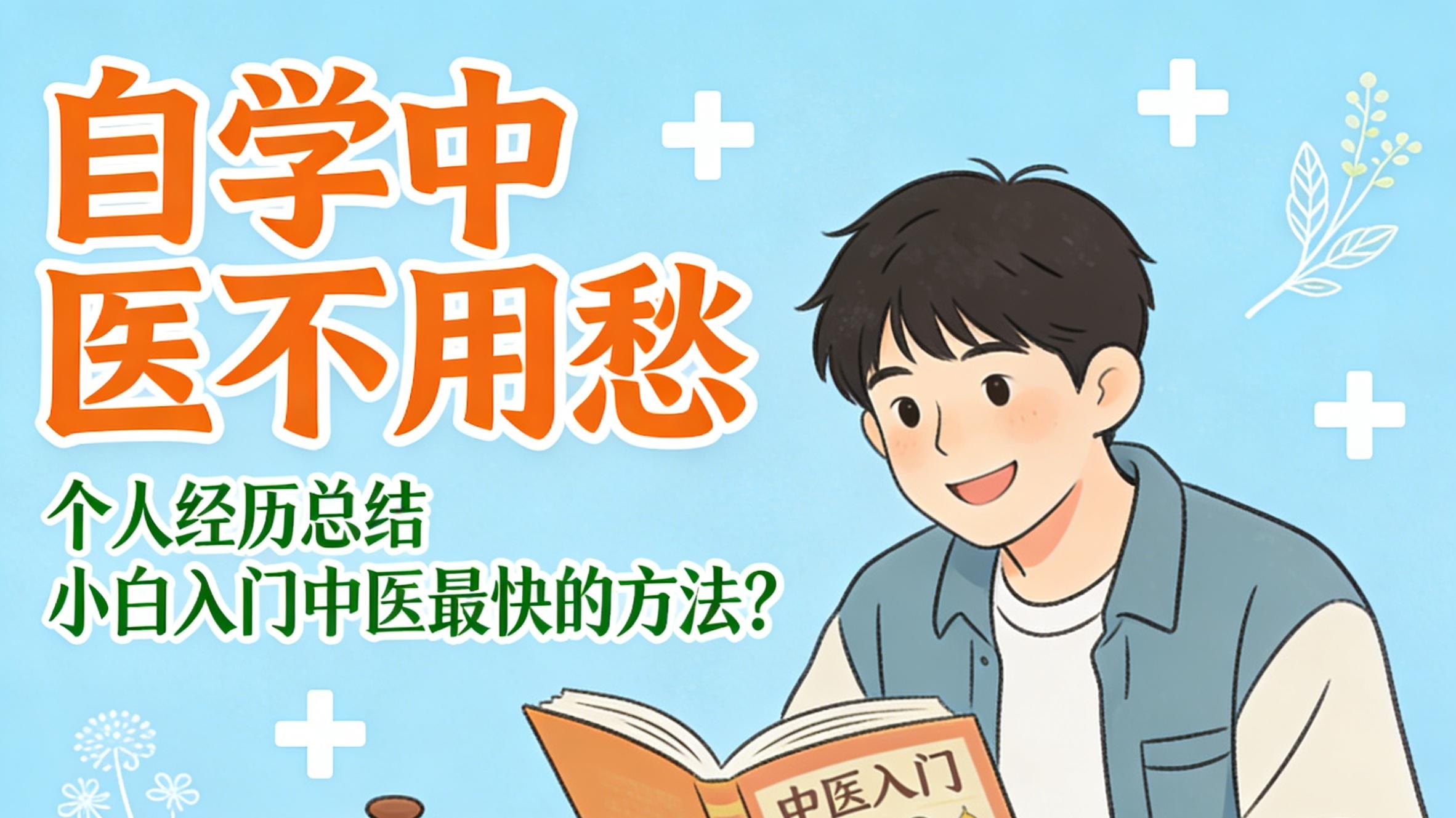 【自学中医不用愁】个人经历总结 小白入门中医最快的方法？