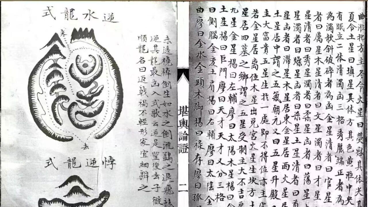 零基础学堪舆论证！《堪舆穴法秘本》古籍，核心要点清晰掌握