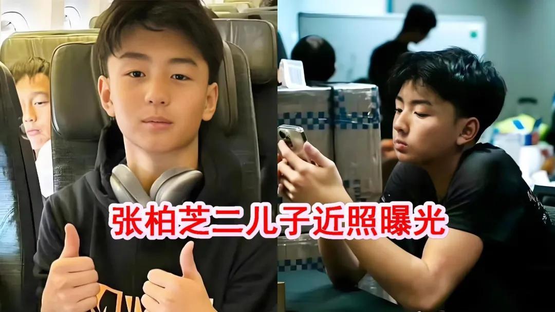 张柏芝儿子近照曝光，生父身份引热议