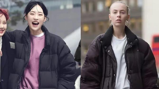 冬天的羽绒服，这样穿最好看