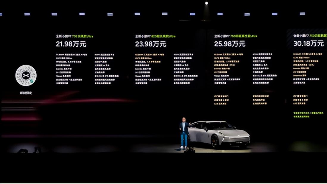21.98万元起！全新小鹏P7上市：高阶辅助驾驶不再是顶配彩蛋