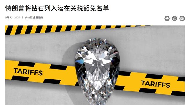 钻石市场的价值回归：关税迷雾中的结构性牛市