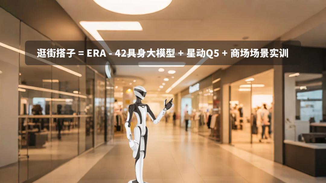 机器人“逛街搭子”来了！星动纪元星动Q5在世纪金源实训！