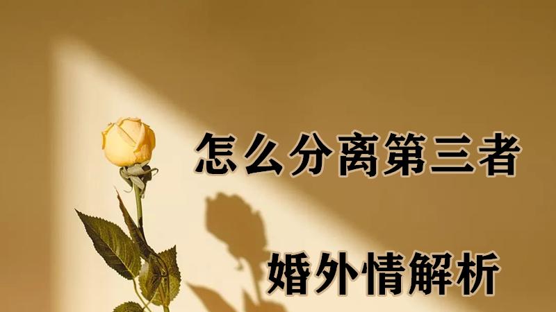 婚外情的真相：爱情不过是遮羞布，需求才是出轨的根本原因！