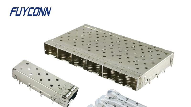 复禹电子|SFP+笼子：超高速光通信设备速率兼容与高密度集成