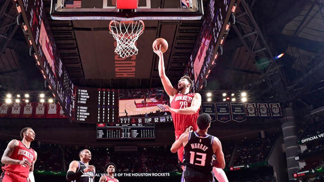 火箭三节一波流打崩国王！申京里程碑之夜杜兰特24+8