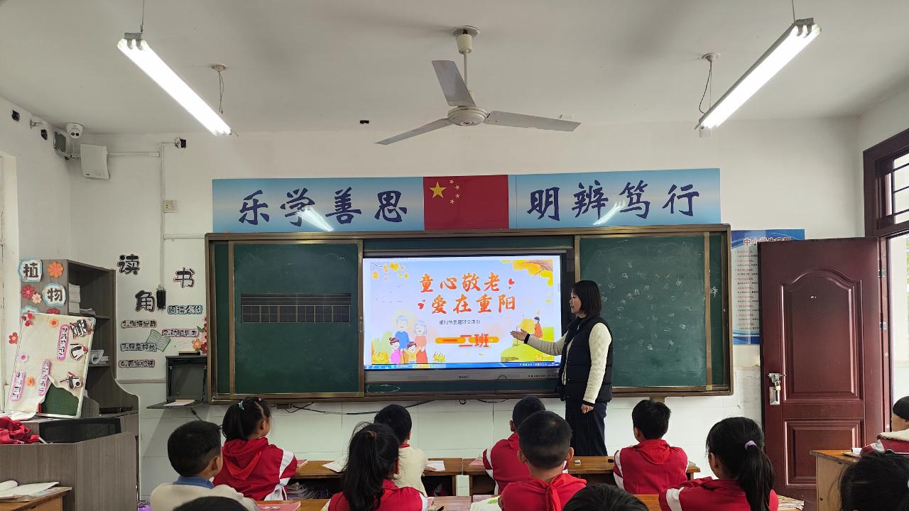南阳市37小学：童心敬老  爱在重阳