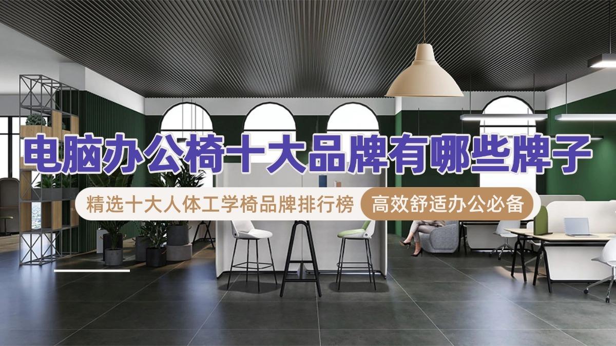 电脑办公椅十大品牌有哪些牌子？精选十大人体工学椅品牌排行榜，高效舒适办公必备！