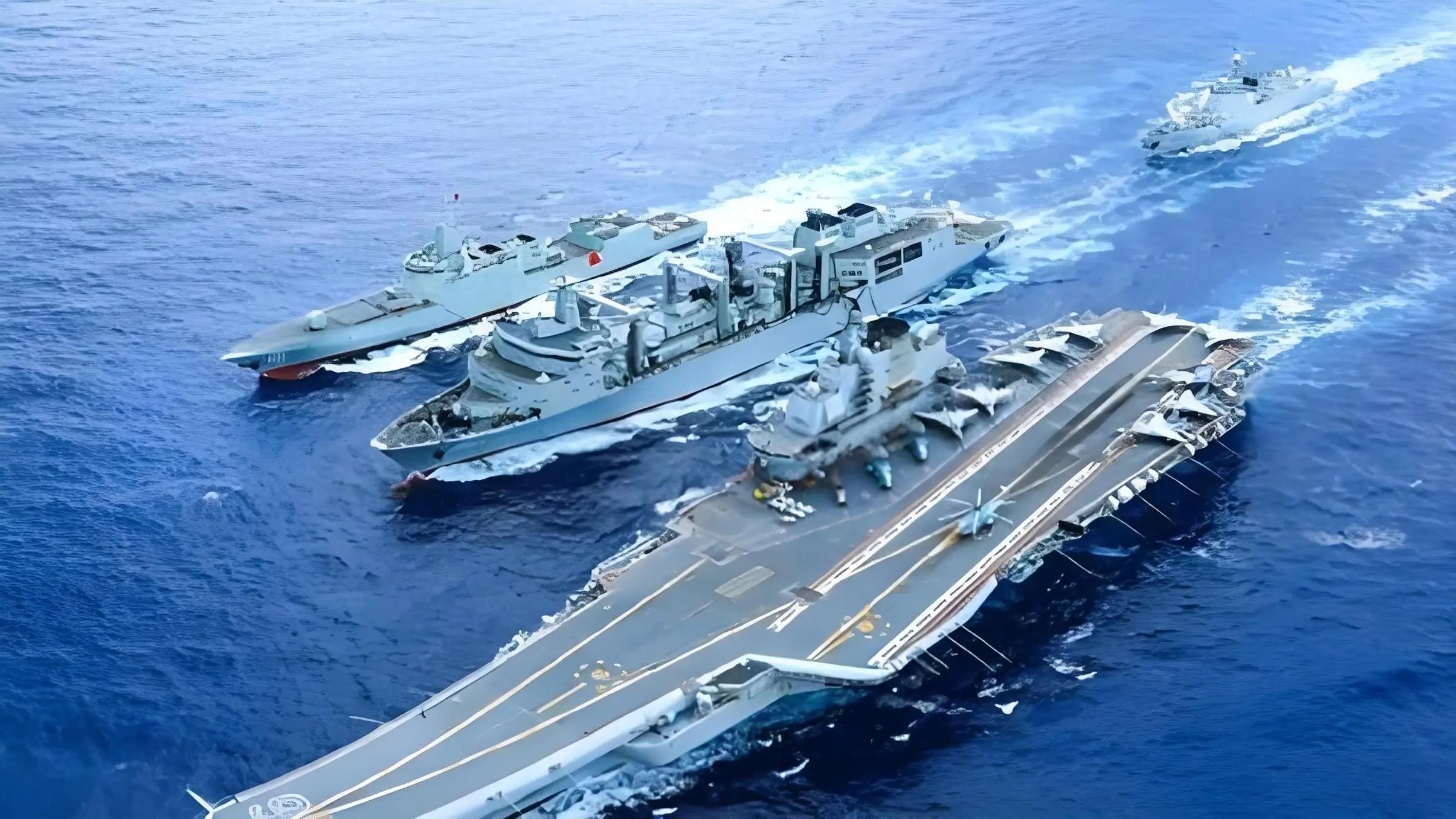 加贺号航母紧急出现，中日航母快速接近，日方会不会继续派F-35？