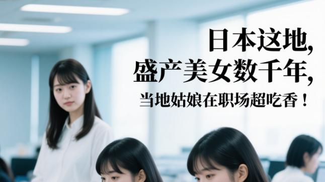 日本这地，盛产美女数千年，当地姑娘在职场超吃香！