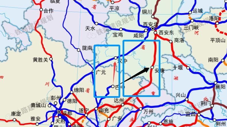 打通巴南高铁“断头路”，别总盯汉巴高铁，不妨考虑一下巴安高铁