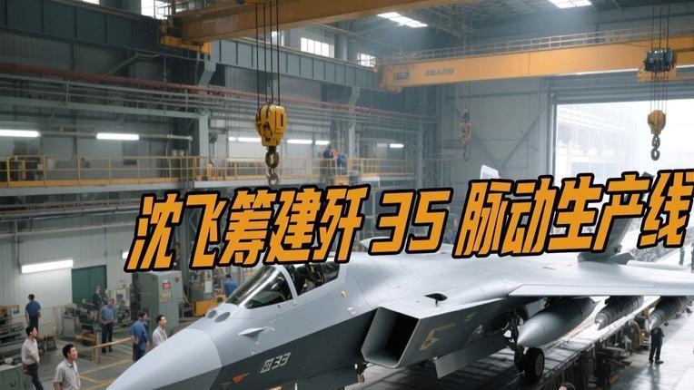 央视直击歼-35满线量产，每72小时下线一架，F-35或迎挑战