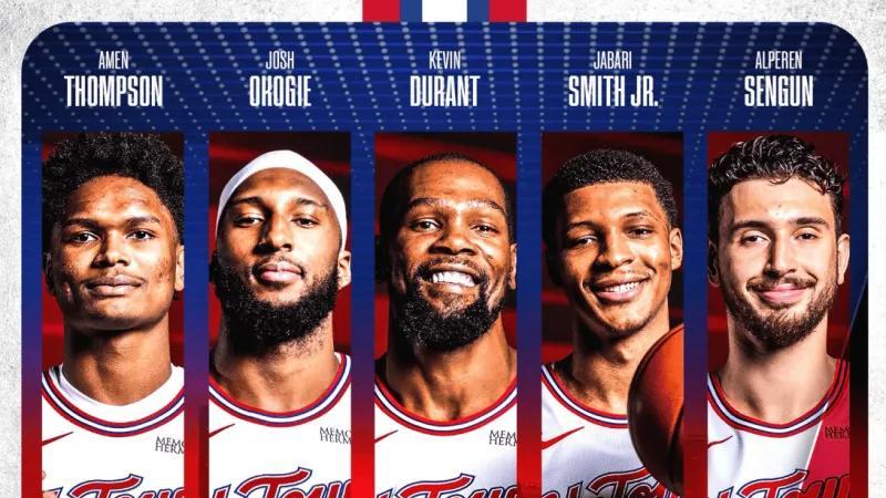 大胜！杜兰特23+4，申京16+13，谢泼德轰21+3，火箭不需要控卫了