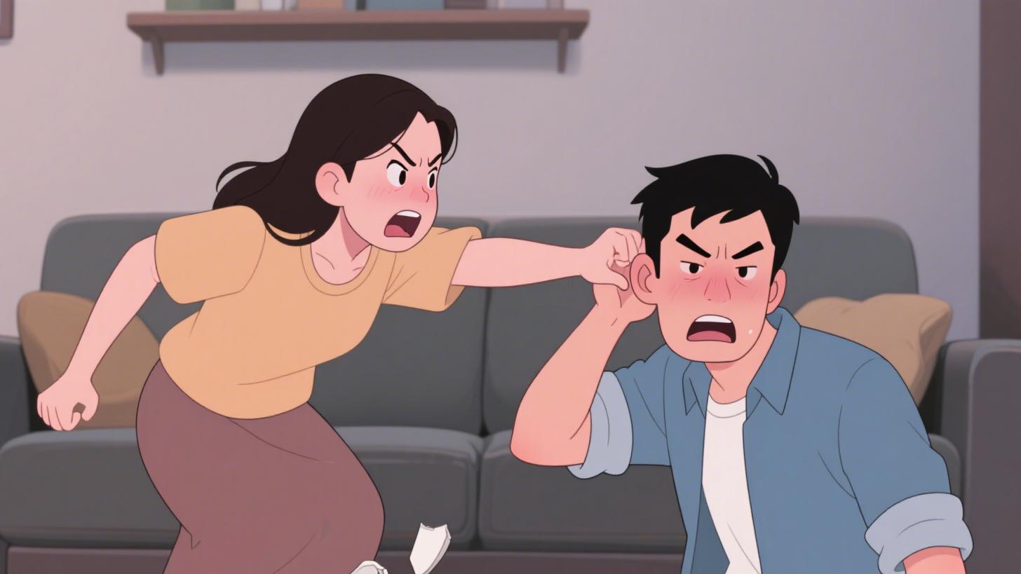 婚后工资该咋管？河南这对夫妻吵得太离谱，巴掌都招呼上了！
