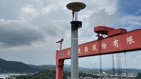 马尾造船厂大型龙门吊防碰撞系统交付使用