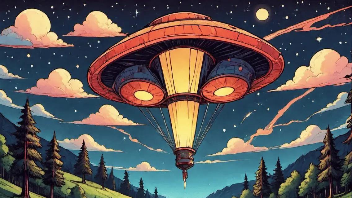 新疆夜空“月亮级”UFO闪现又瞬逝，真相究竟何在？