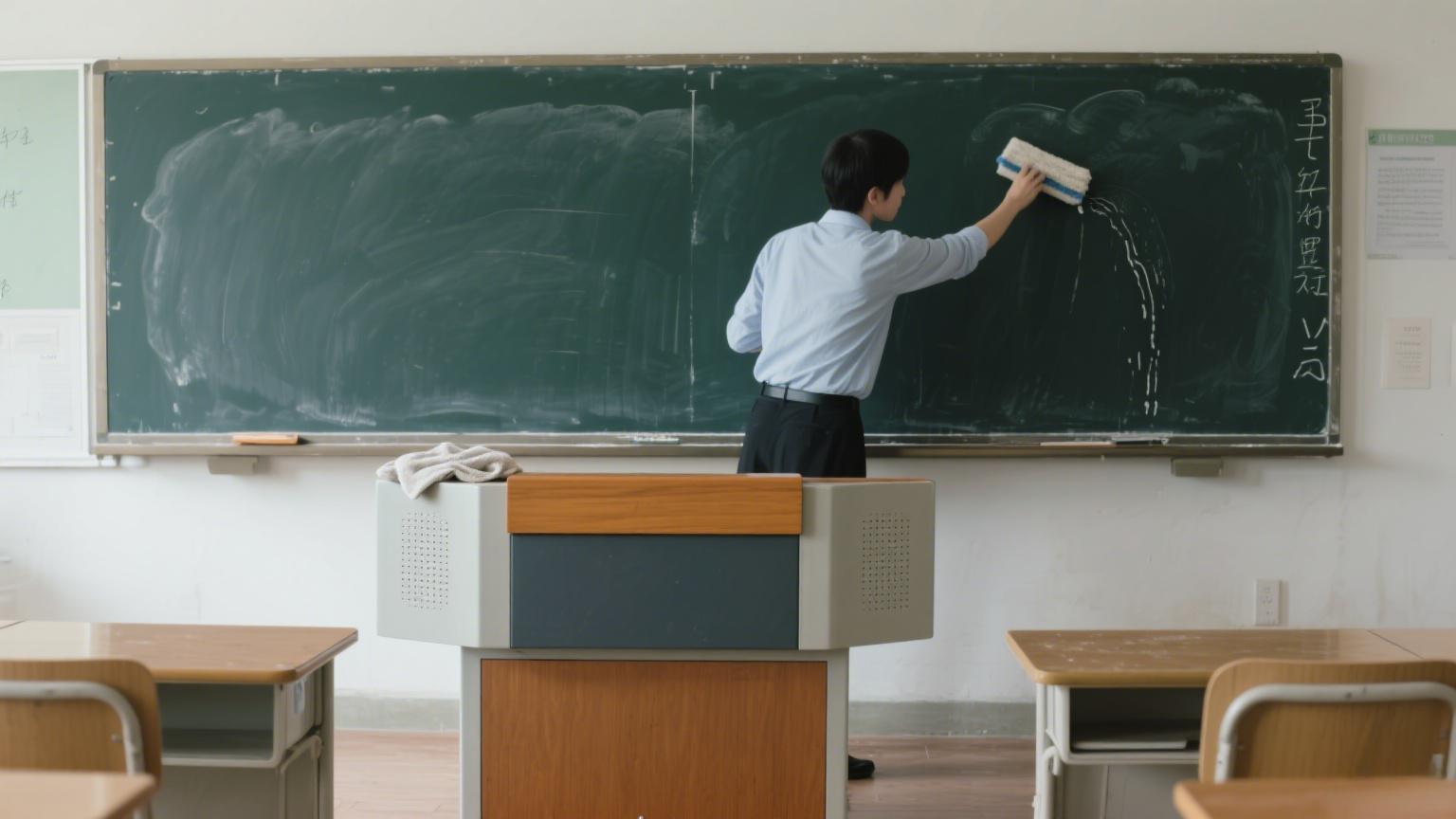 教室黑板及周边清洁整理小常识，板书清晰环境好